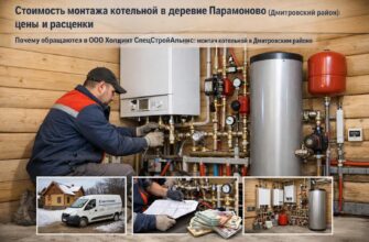 Стоимость монтажа котельной в деревне Парамоново (Дмитровский район)