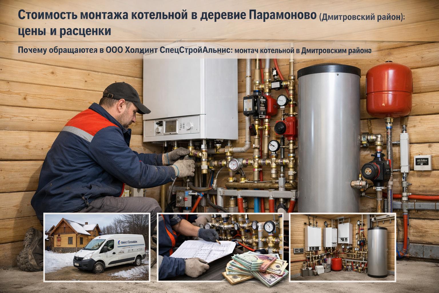 Почему обращаются в ООО Холдинг СпецСтройАльянс: монтаж котельной в Дмитровском районе на выгодных условиях