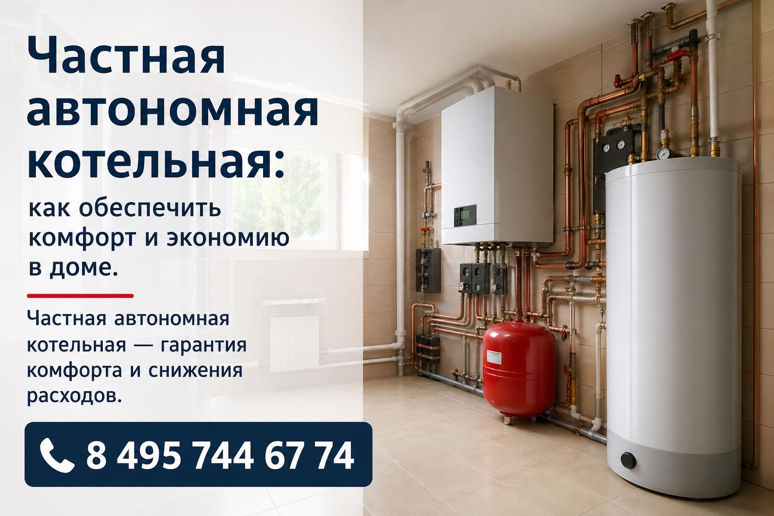 Частная автономная котельная — гарантия комфорта и снижения расходов