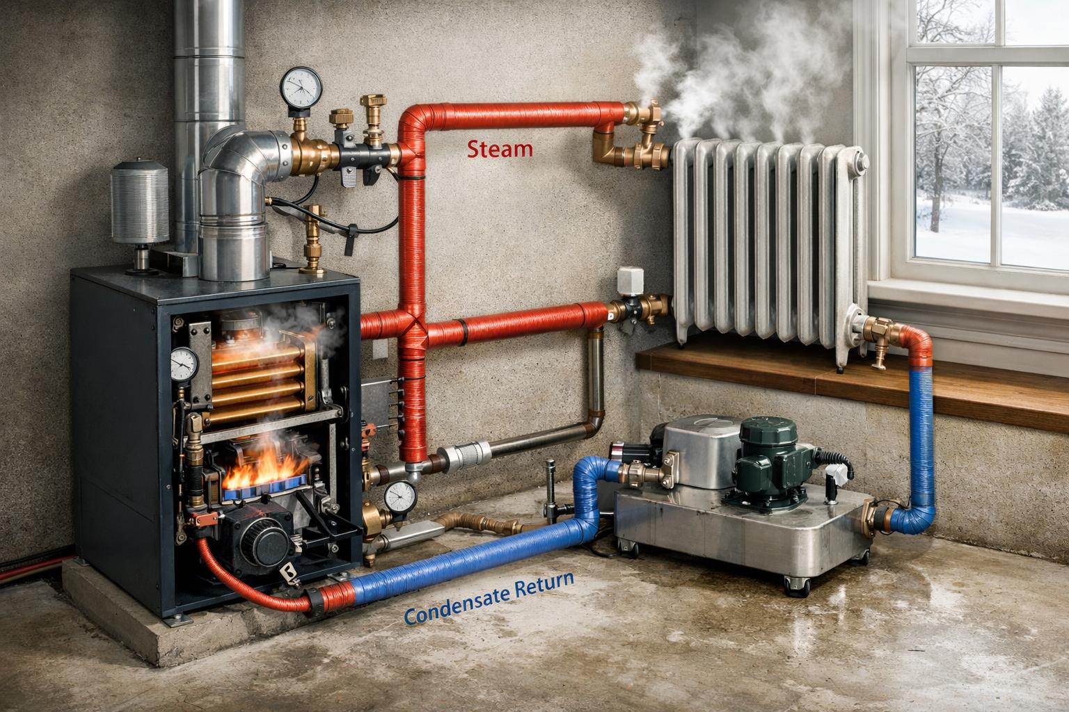 Как работает паровое отопление: принципы, преимущества и области применения