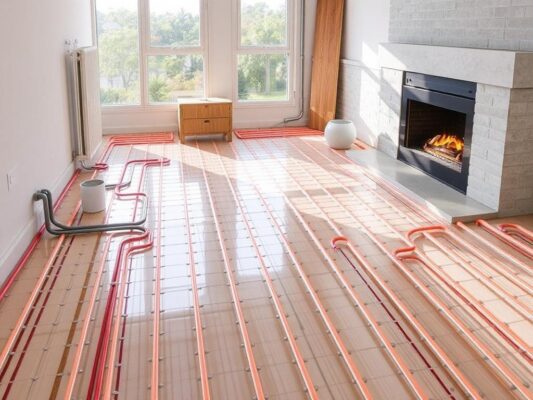 Монтаж водяного тёплого пола: современные системы отопления