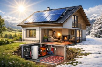 Солнечное отопление дома: экономия и комфорт