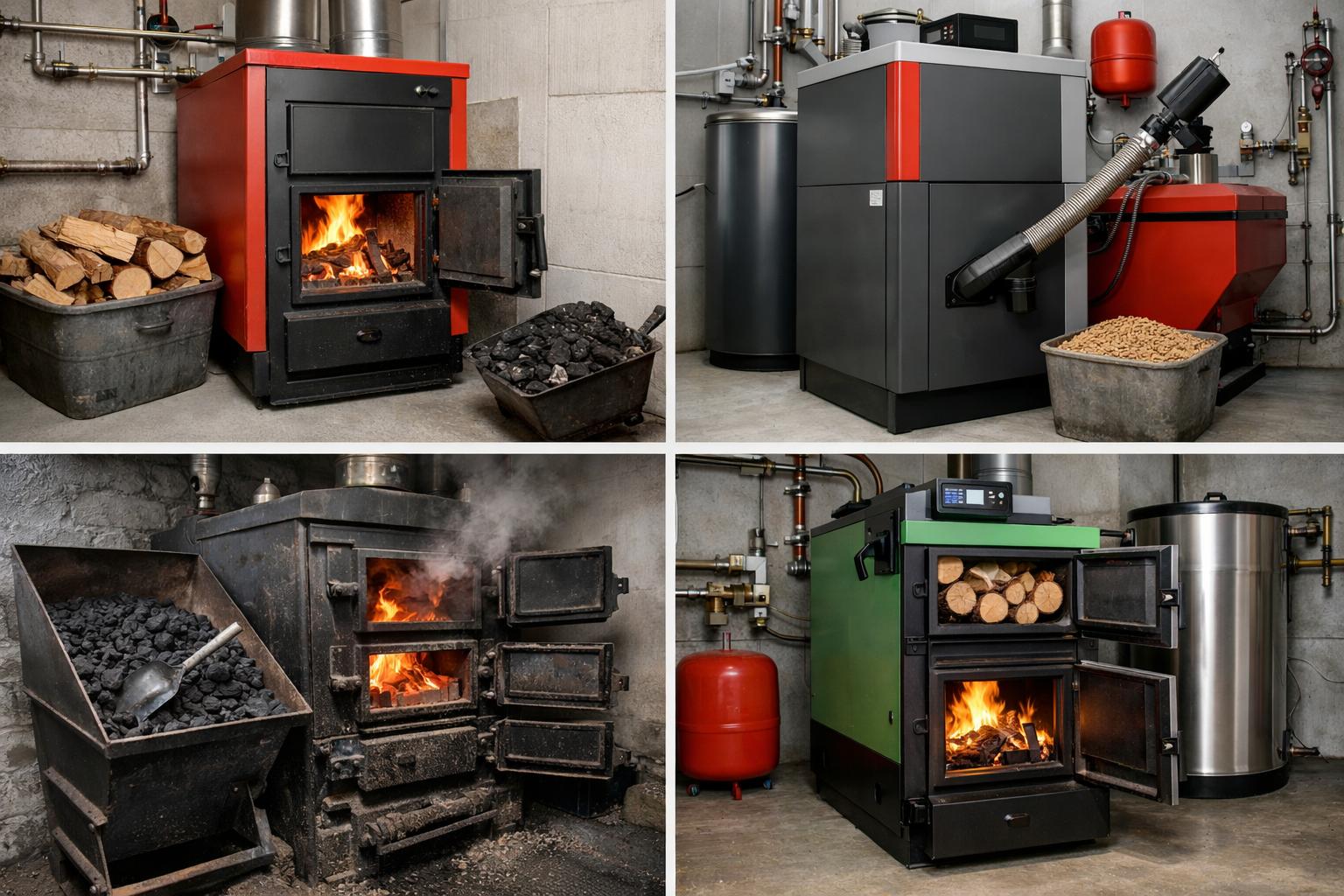 Системы отопления частного дома работающие на твердом топливе: виды котлов и ключевые отличия Системы отопления частного дома работающие на твердом топливе: виды котлов и ключевые отличия