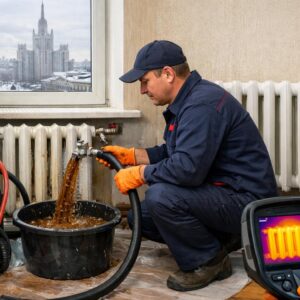 Промывка отопления в Москве