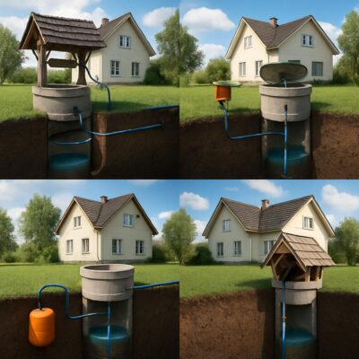 Варианты организации колодезного водоснабжения