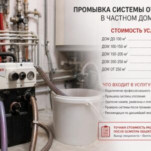 Промывка отопления в частном доме: сколько стоит, какие бывают варианты и как не переплатить