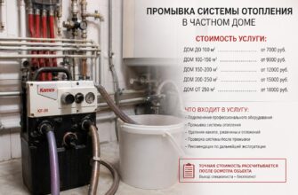 Промывка отопления в частном доме: сколько стоит, какие бывают варианты и как не переплатить