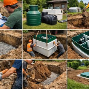 Установка септика для частного дома