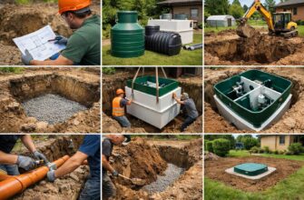 Установка септика для частного дома
