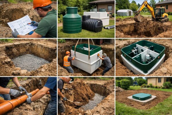 Установка септика для частного дома