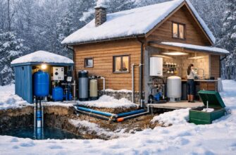 Водоснабжение загородного дома зимой