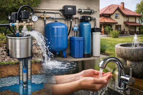 Водоснабжение из скважины в Павловской Слободе