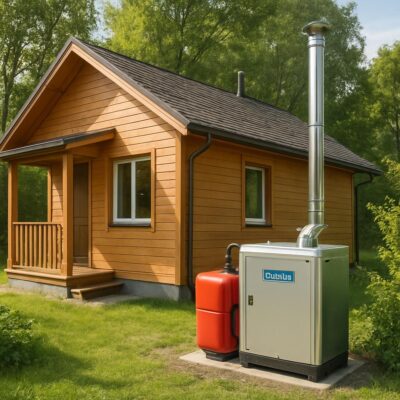 Комбинированное дизельное отопление дачи