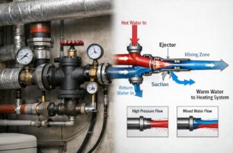 Как работает элеваторный узел отопления
