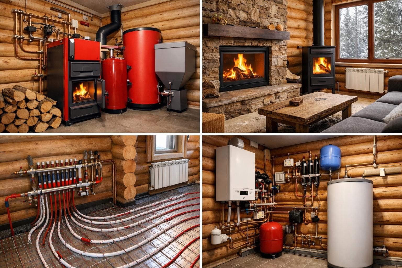 Как выбрать систему отопления для деревянного дома — простые и надёжные решения Как выбрать систему отопления для деревянного дома — простые и надёжные решения