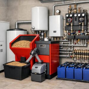 Монтаж отопления частного дома без газа в Андреевке