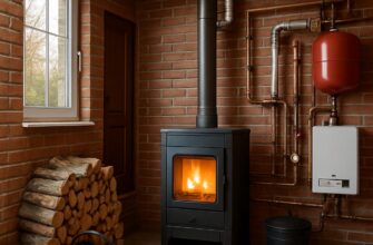 Дровяное отопление частного дома в Черкизово