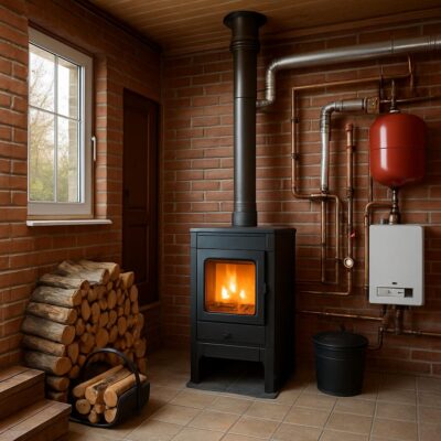 Дровяное отопление частного дома в Черкизово