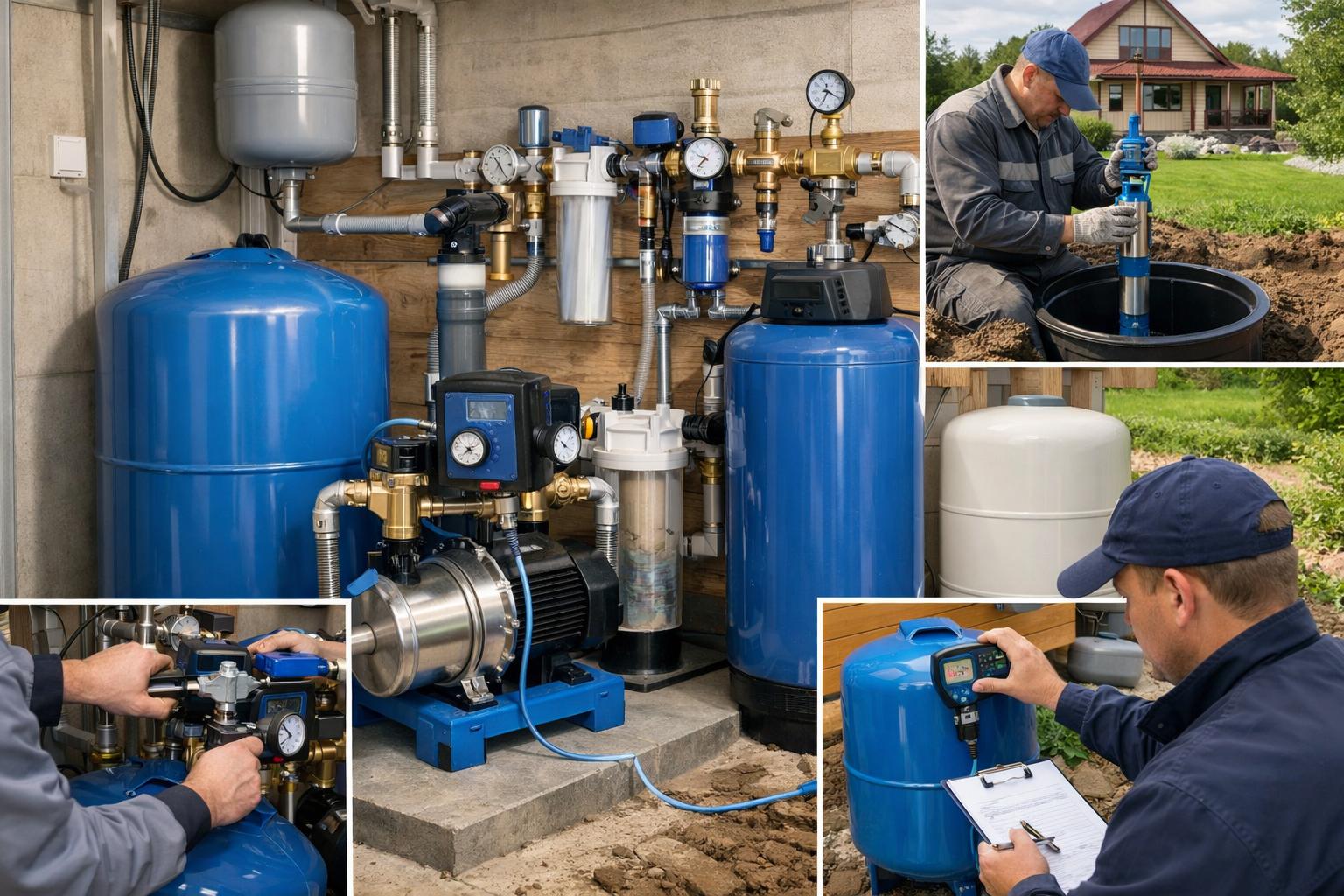 Комплексный подбор систем Для автоматического водоснабжения дома. Услуги ООО Холдинг СпецСтройАльянс