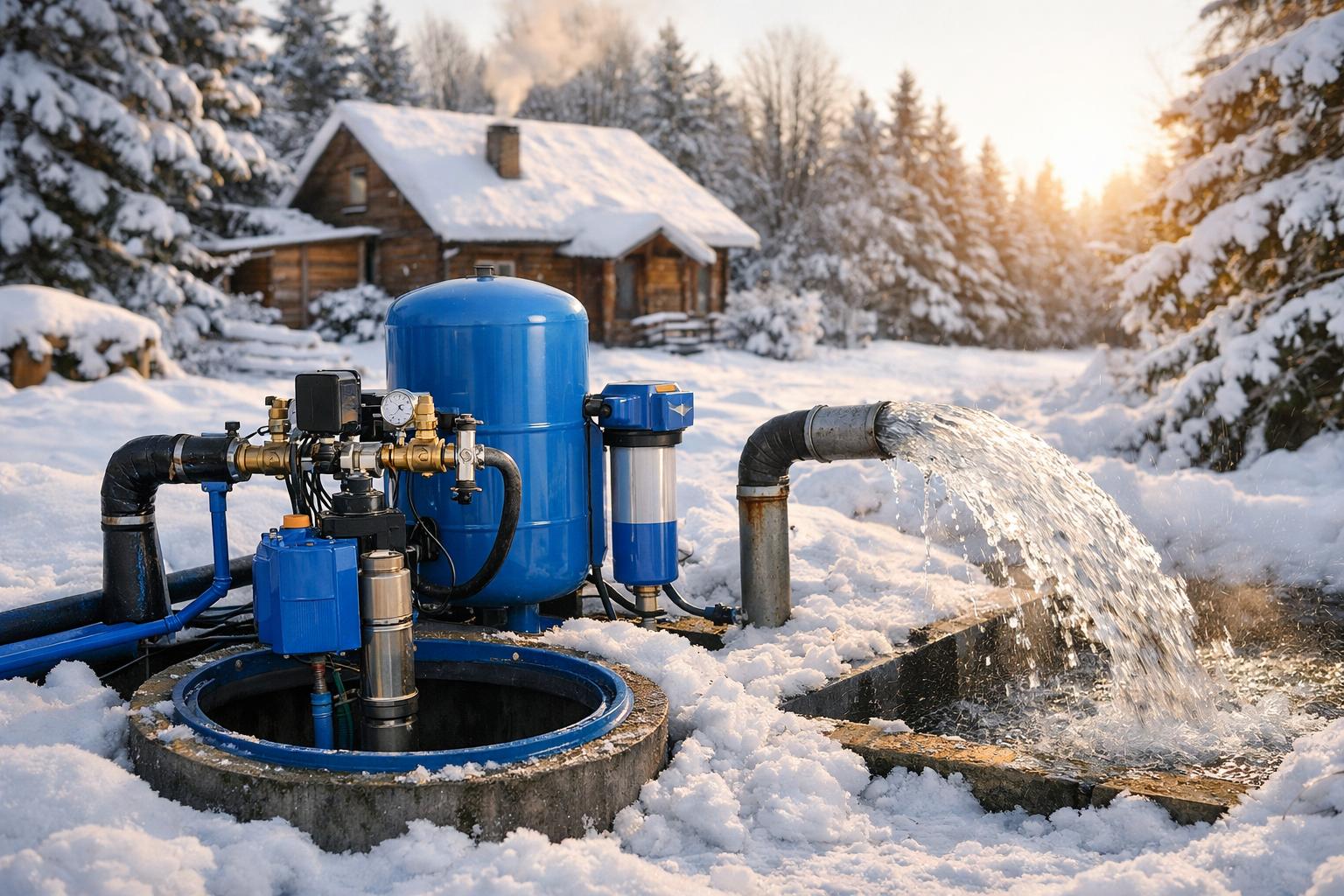 Почему автономное водоснабжение зимой — необходимость, а не роскошь