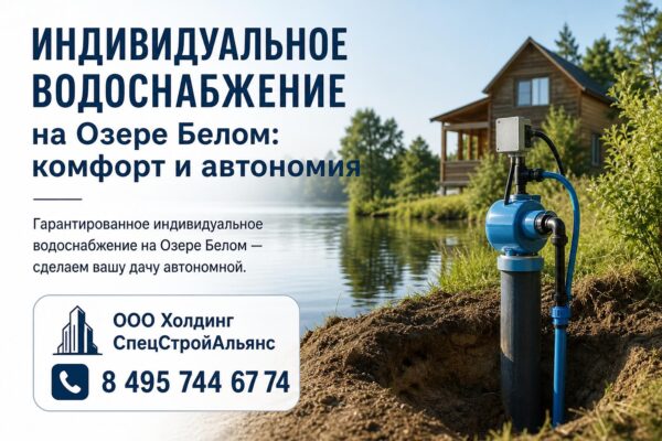 Индивидуальное водоснабжение на Озере Белом