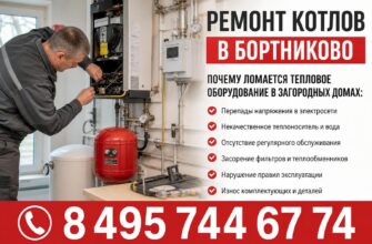 Ремонт котлов в Бортниково