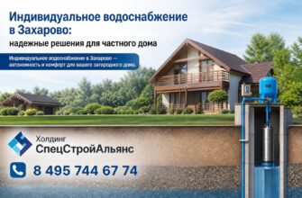 Индивидуальное водоснабжение в Захарово
