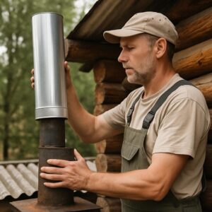 Замена трубы к бане своими руками