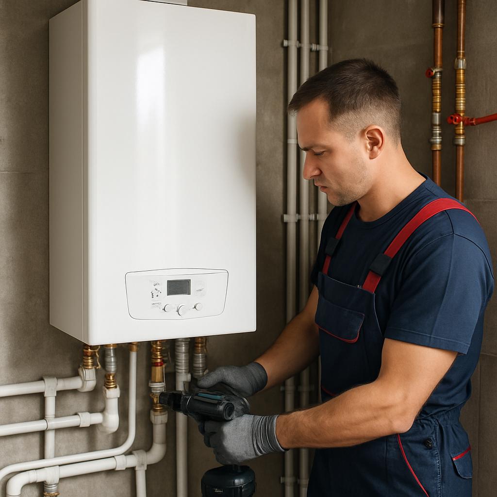 Установка котла отопления в Горки-10