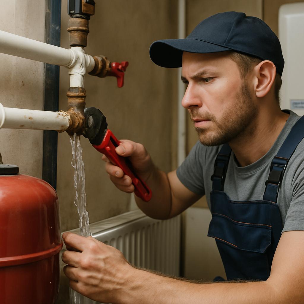 Отопление частного дома: ремонт протечек