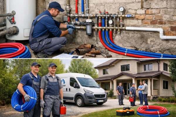 Полная замена водоснабжения дома