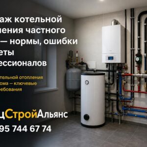 Монтаж котельной отопления