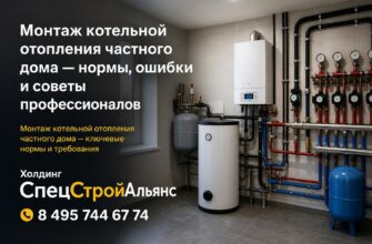 Монтаж котельной отопления