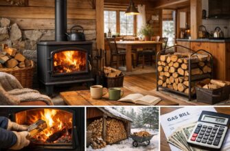 Дровяное отопление частного дома