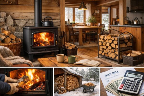 Дровяное отопление частного дома