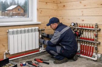 Монтаж радиаторного отопления в частном доме — Чеховский район