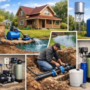 Водоснабжение загородного дома: способы