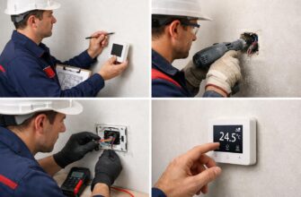 Монтаж терморегуляторов