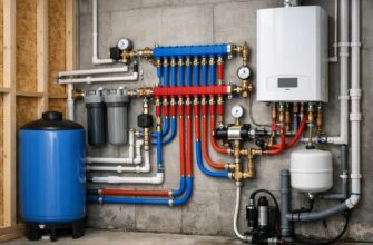 Разводка труб водоснабжения в частном доме