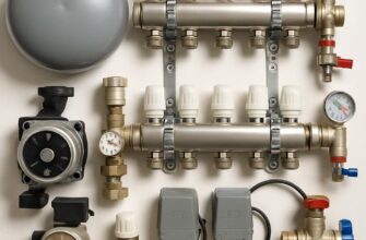 Элементы коллекторной системы отопления