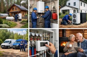 Отопление частного дома в СНТ «Лесное» (Люберецкий район, МО)