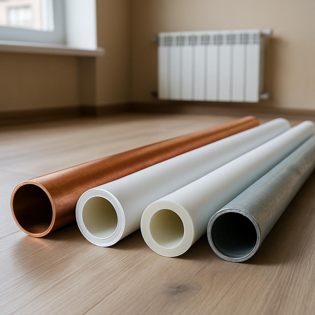 Выбор труб для отопления в квартире