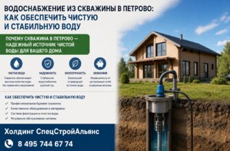 Водоснабжение из скважины в Петрово