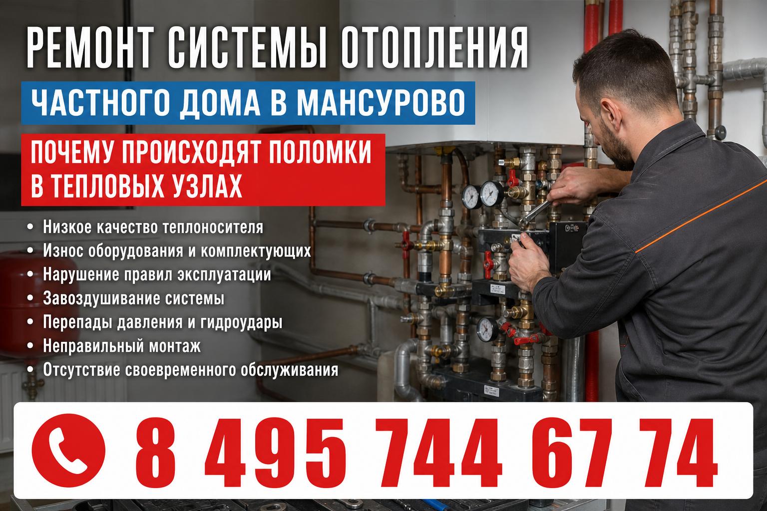 Почему происходят поломки в тепловых узлах