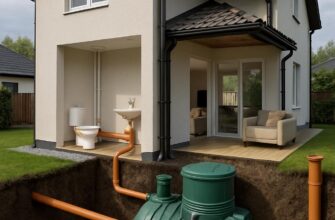 Устройство канализации в частном доме