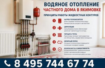 Водяное отопление частного дома в Якимовке