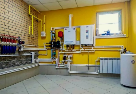 Газовое отопление частного дома