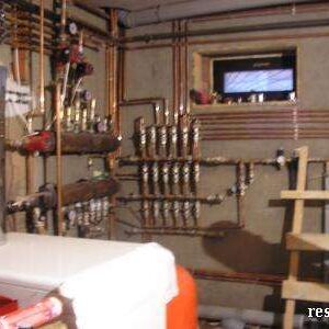 Монтаж отопления в частном доме, установка трубопровода отопления, ремонт замена труб в загородном доме, на даче