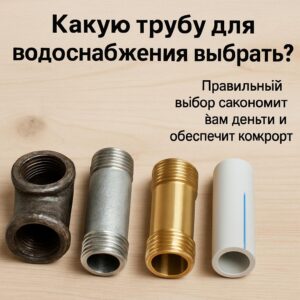 Какую трубу для водоснабжения целесообразнее всего выбрать